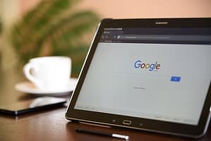 google search on ipad