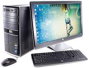 desktop computer set