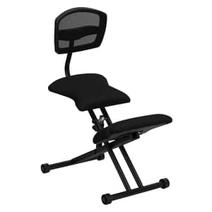 black kneeling chair 